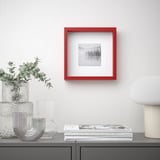 SANNAHED Frame, red, 9 ¾x9 ¾ "
