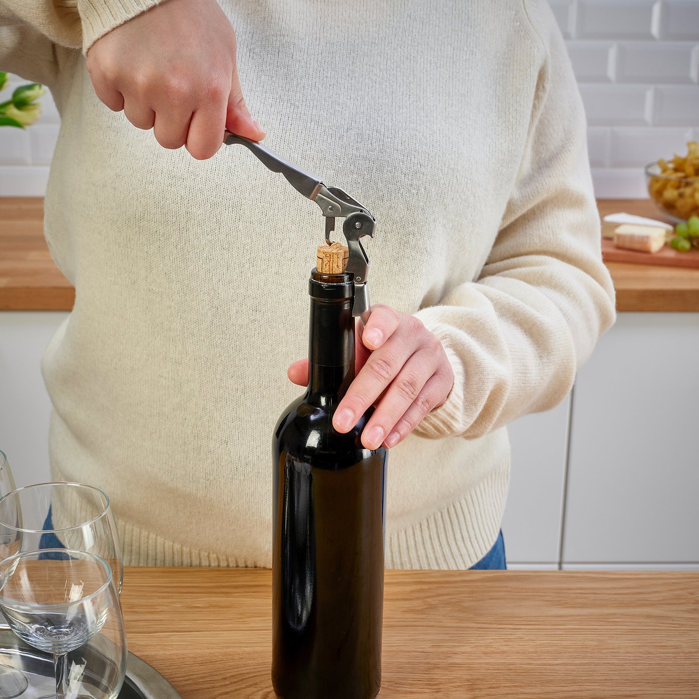 Corkscrew, stainless steel 4