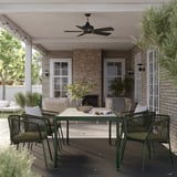 SEGERÖN Table, outdoor, dark green/light gray, 35 7/8x83 1/2 "