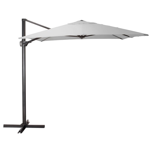 SEGLARÖ umbrella, hanging, gray/tilting, 1297/8x941/2" IKEA