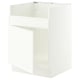 SEKTION Base cab f HAVSEN single bowl sink, white/Aspudden matte white, 24x24x30 "