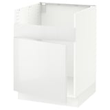 SEKTION Base cab f HAVSEN single bowl sink, white/Ringhult white, 24x24x30 "