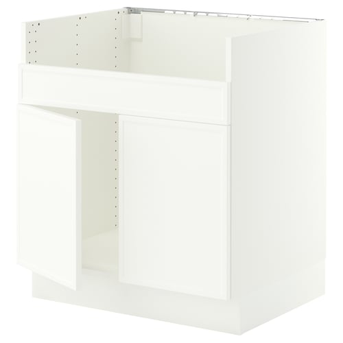 SEKTION Base cab f TALLSJÖN sink, white/Aspudden matte white, 30x24x30 "