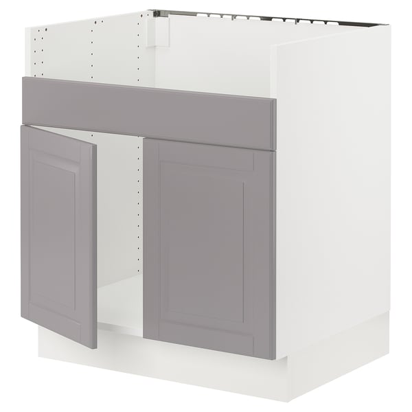 SEKTION Base cab f TALLSJÖN sink, white/Bodbyn gray, 30x24x30 "