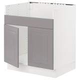 SEKTION Base cab f TALLSJÖN sink, white/Bodbyn gray, 30x24x30 "