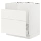 SEKTION Base cab f TALLSJÖN sink, white/Havstorp beige, 30x24x30 "