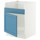 SEKTION Base cab f TALLSJÖN sink, white/Lerhyttan blue, 24x24x30 "