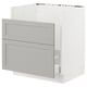 SEKTION Base cab f TALLSJÖN sink, white/Lerhyttan light gray, 30x24x30 "