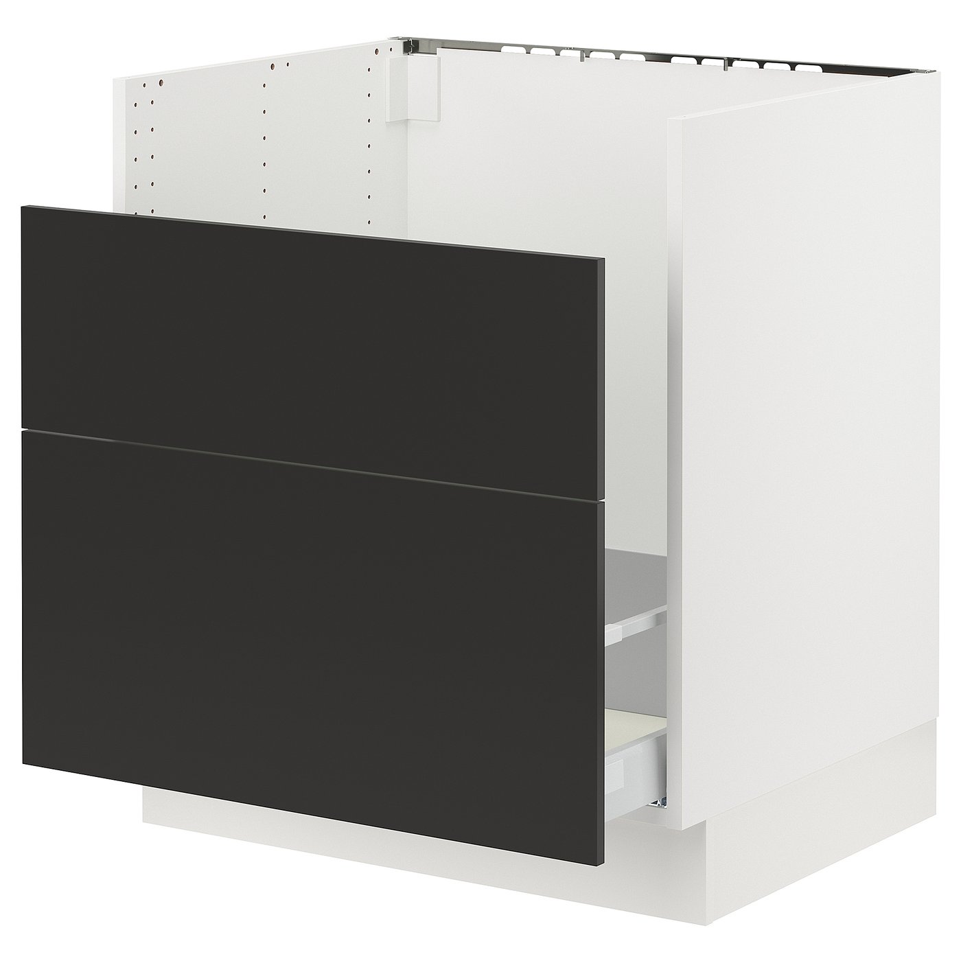SEKTION base cab f TALLSJÖN sink, white/Nickebo matte anthracite