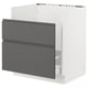 SEKTION Base cab f TALLSJÖN sink, white/Voxtorp dark gray, 30x24x30 "