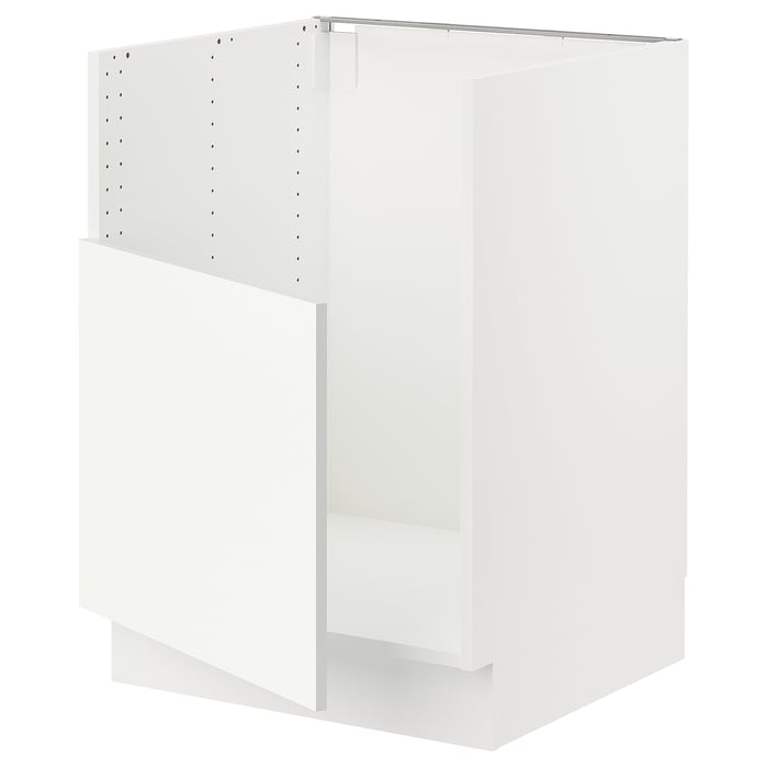 SEKTION Base f BREDSJÖN sink, white/Vallstena white, 24x24x30
