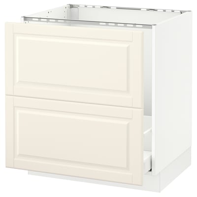 SEKTION Base cabinet f/sink & recycling, white Maximera/Bodbyn off-white, 30x24x30 "