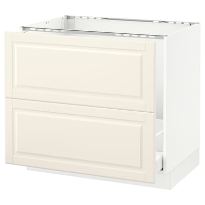 SEKTION Base cabinet f/sink & recycling, white Maximera/Bodbyn off-white, 36x24x30 "