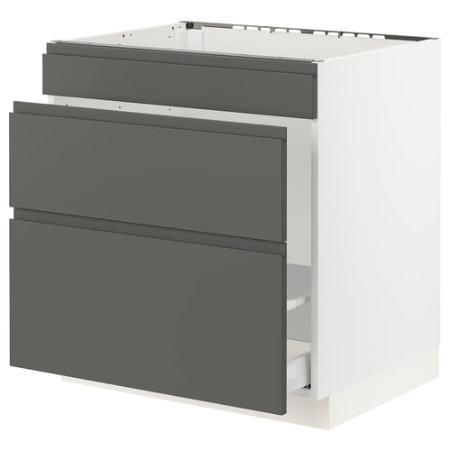 Grey SEKTION flat cabinet