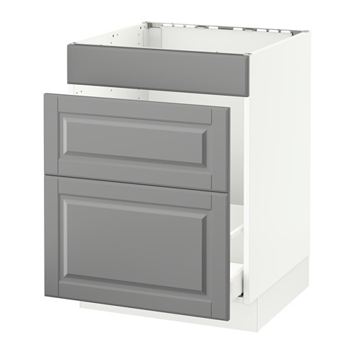 SEKTION Base f/sink & waste sorting Bodbyn gray, 24x24x30