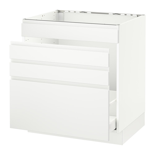 SEKTION Base f/sink & waste sorting Voxtorp matt white