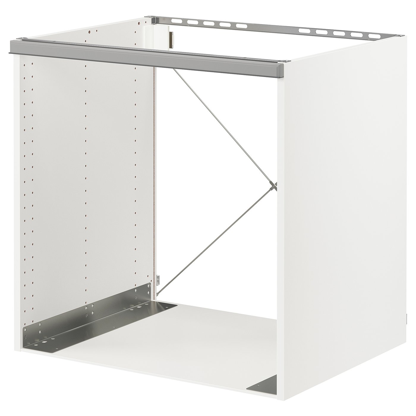 SEKTION base for oven, white/Bodbyn gray, 30x24x30" IKEA