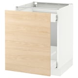 SEKTION Base cabinet for recycling, white Maximera/Askersund light ash effect, 24x24x30 "
