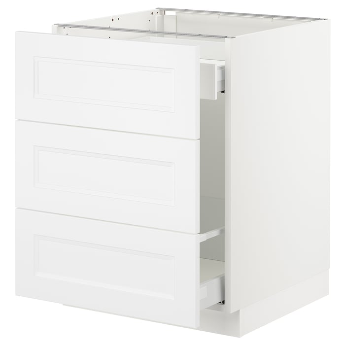 SEKTION base for recycling, white Maximera/Axstad matt white