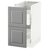 SEKTION Base cabinet for recycling, white Maximera/Bodbyn gray, 15x24x30 "