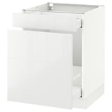 SEKTION Base cabinet for recycling, white Maximera/Ringhult white, 24x24x30 "