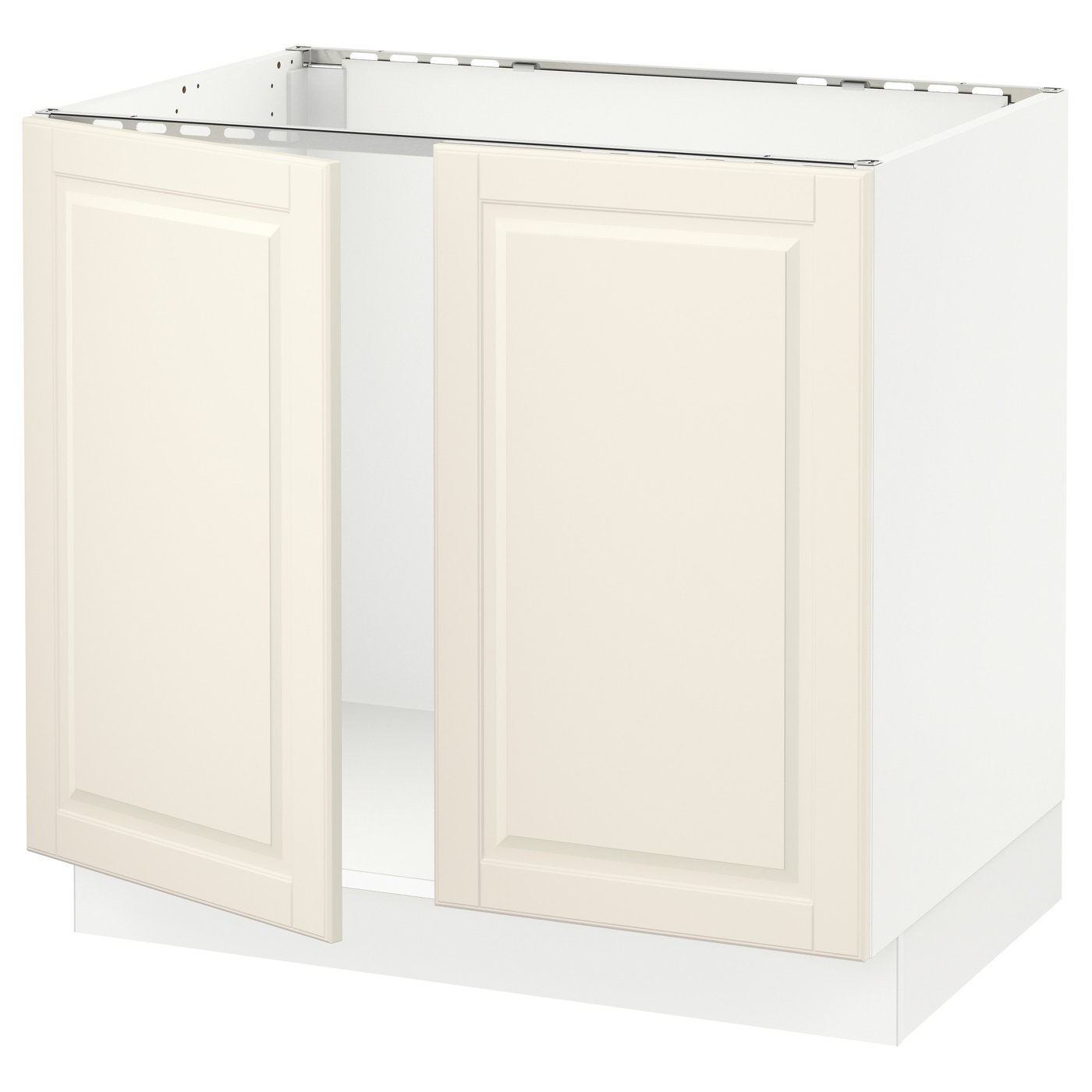 SEKTION base for sink + 2 doors, white/Bodbyn offwhite, 36x24x30" IKEA