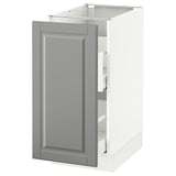 SEKTION Base cabinet for sorting + 1 door, white Maximera/Bodbyn gray, 15x24x30 "