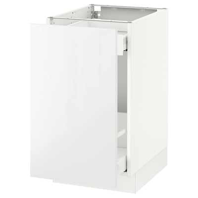 SEKTION Base cabinet for sorting + 1 door, white Maximera/Ringhult white, 18x24x30 "