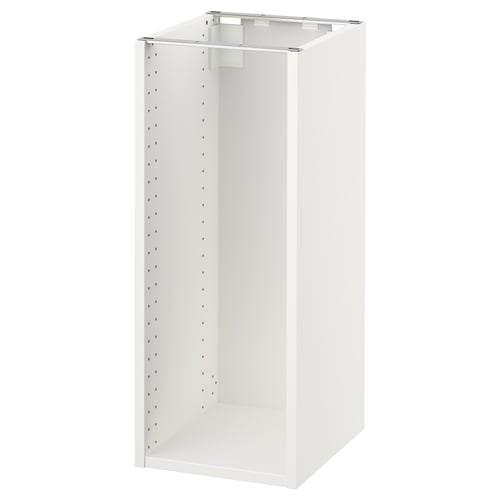White ikea SEKTION kitchen cabinet with metal & particleboard frame, modern & functional.
