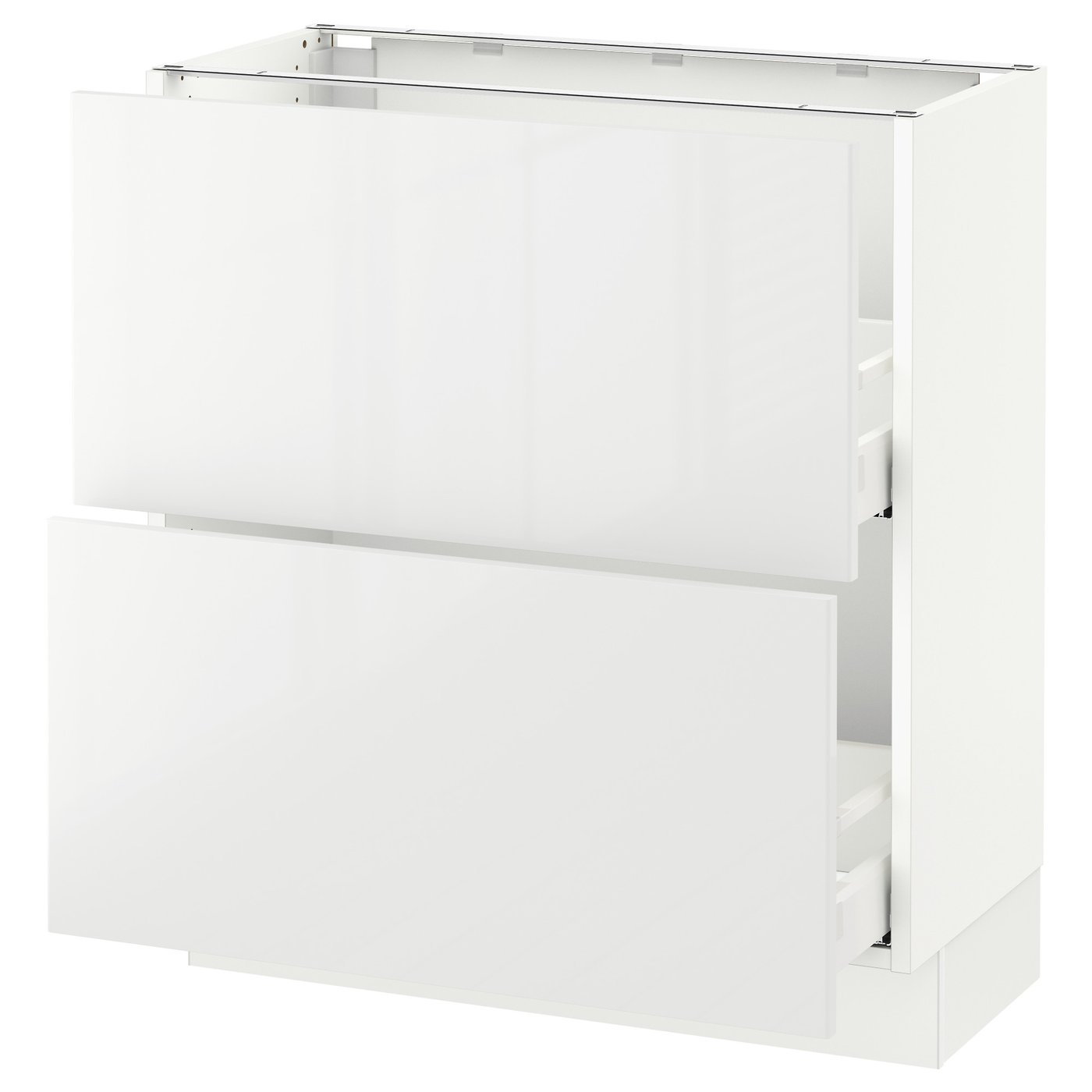 Sektion Base Cabinet With 2 Drawers White Maximera Ringhult