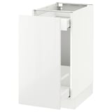 SEKTION Base cabinet with pull-out storage, white Maximera/Ringhult white, 15x24x30 "