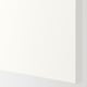 SEKTION base cabinet with shelves/2 doors, white/Vallstena white ...