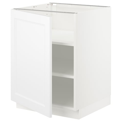 Ikea SEKTION white kitchen cabinet with single door and shelf, modern design.