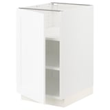 SEKTION Base cabinet with shelves, white Enköping/white wood effect, 18x24x30 "