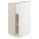 SEKTION Base cabinet with shelves, white/Havstorp beige, 12x24x30 "