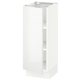 SEKTION Base cabinet with shelves, white/Ringhult white, 12x15x30 "