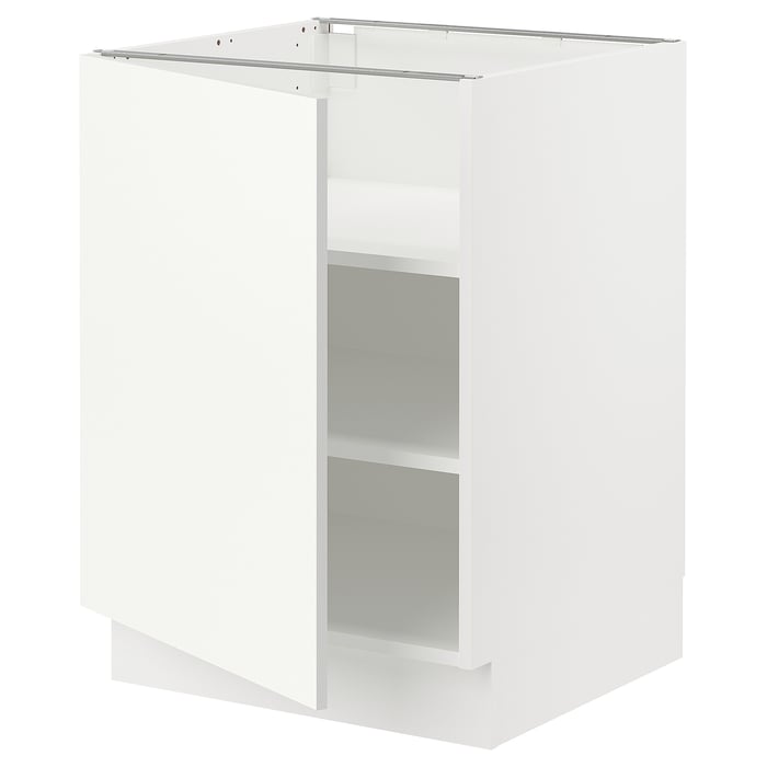 SEKTION base with shelves , white/Vallstena white, 24x24x30" IKEA