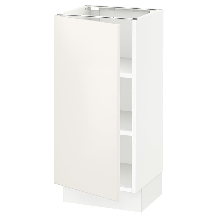 SEKTION base with shelves , white/Veddinge white, 15x15x30" IKEA