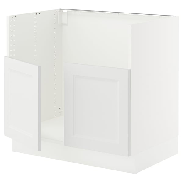 SEKTION Base cb f BOVIGGEN single bowl sink, white, 36x24 5/8x30 "