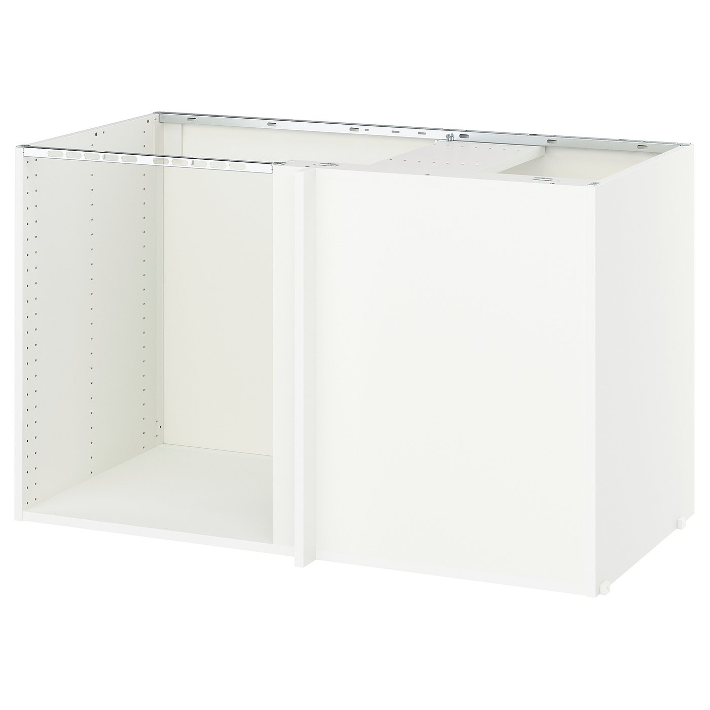 SEKTION corner base cabinet, white, 50x24x30