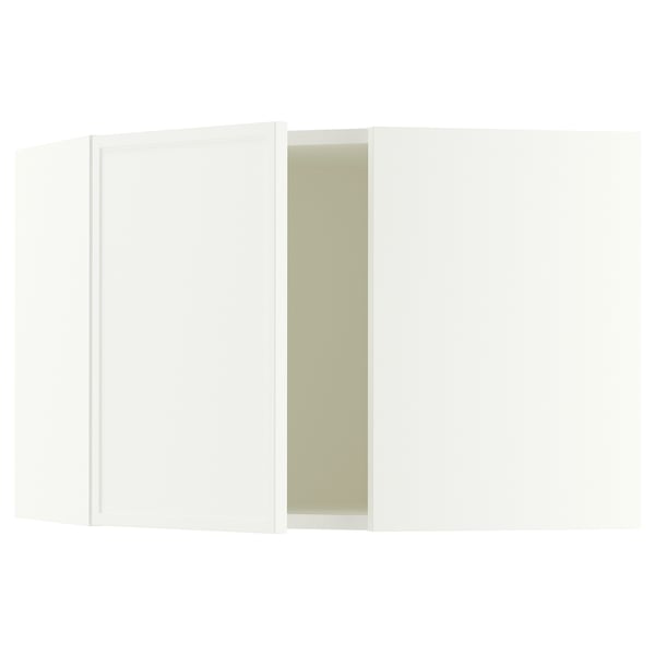 SEKTION Corner wall cabinet, white/Aspudden matte white, 26x15x20 "