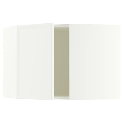 SEKTION Corner wall cabinet, white/Aspudden matte white, 26x15x20 "