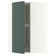 SEKTION Corner wall cabinet with carousel, white/Aspudden dark gray-green, 26x15x40 "