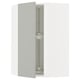 SEKTION Corner wall cabinet with carousel, white/Havstorp light gray, 26x15x40 "