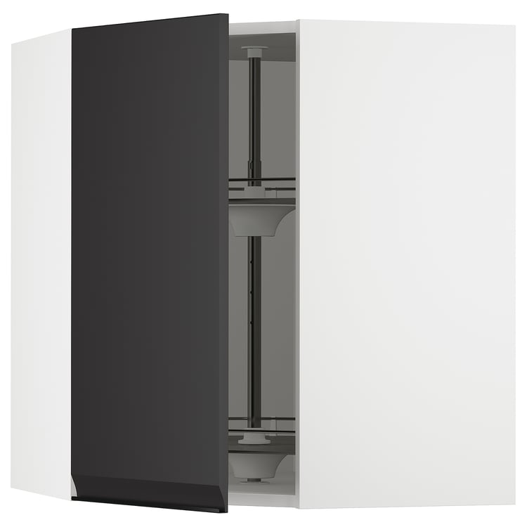 SEKTION Corner wall with carousel, white/Upplöv matte