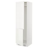 SEKTION High cabinet for fridge/freezer, white/Bodbyn off-white, 24x24x80 "