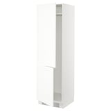 SEKTION High cabinet for fridge/freezer, white Enköping/white wood effect, 24x24x80 "