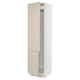 SEKTION High cabinet for fridge/freezer, white/Havstorp beige, 24x24x90 "
