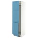 SEKTION High cabinet for fridge/freezer, white/Lerhyttan blue, 24x24x80 "