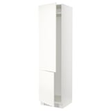 SEKTION High cabinet for fridge/freezer, white/Veddinge white, 24x24x90 "